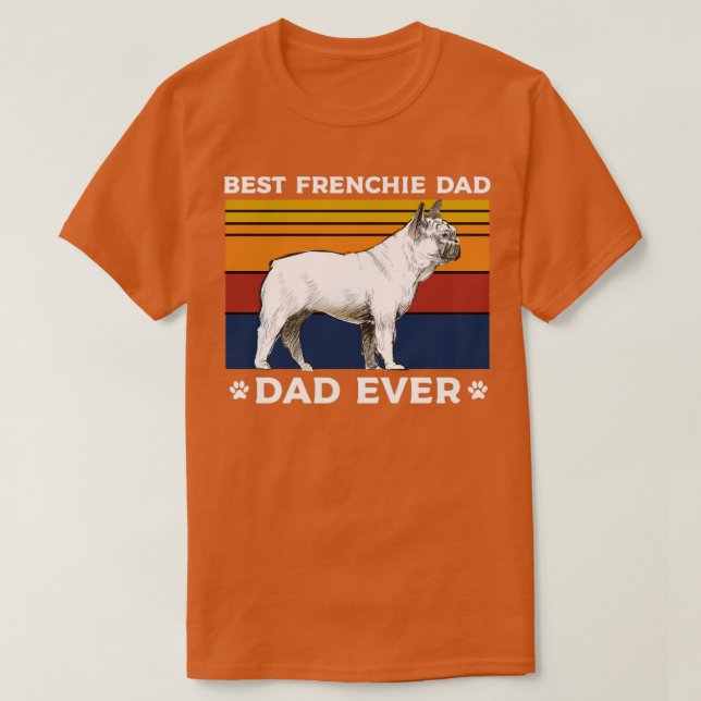Camiseta Melhor pai frenchido de sempre2 (Frente do Design)