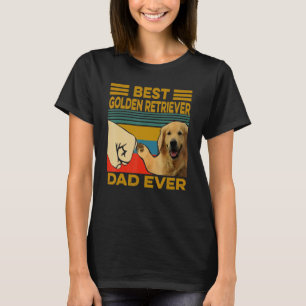 Camiseta Melhor Pai Golden Retriever de Todos os Tempos Vin