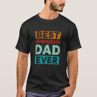 Camiseta Melhor Pai Hornussen Pai De Hornussen Engraçado