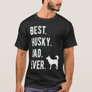 Camiseta Melhor Pai Husky de Todos os Tempos Homem Cachorro