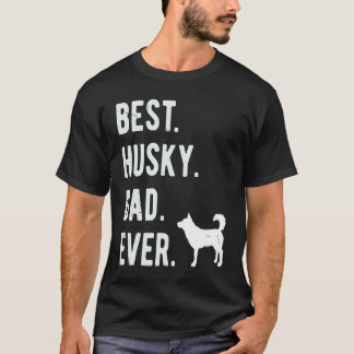Camiseta Melhor Pai Husky de Todos os Tempos Homem Cachorro