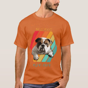 Camiseta Melhor Pai Inglês Buldog Ever 2