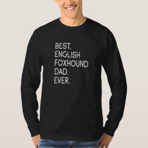 Camiseta Melhor Pai Inglês De Foxhound