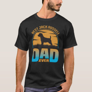 Camiseta Melhor Pai Jack Russell Alguma Vez Pai De Cachorro