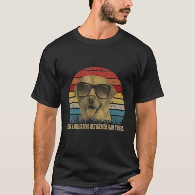Camiseta Melhor pai labrador (Frente)