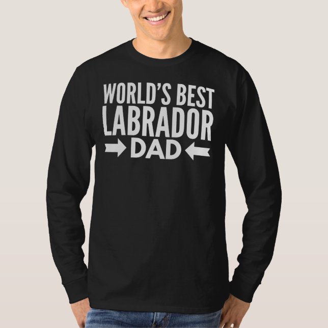 Camiseta Melhor Pai Labrador (Frente)