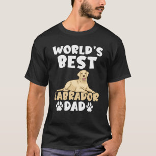 Camiseta Melhor Pai Labrador do Mundo para Retriever