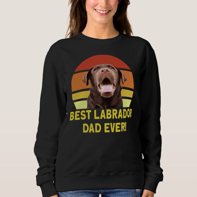 Camiseta Melhor Pai Labrador Nunca (Frente)
