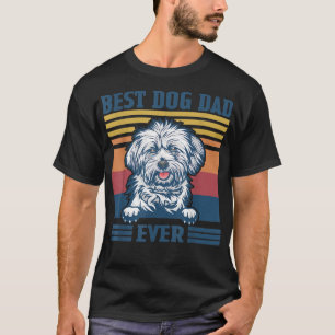 Camiseta Melhor Pai Lhasa Apso De Cão Engraçado Pai Pai
