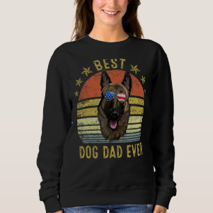 Camiseta Melhor Pai Malinois Belga Nunca Vintage