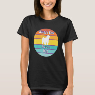 Camiseta Melhor Pai Maltês do Mundo