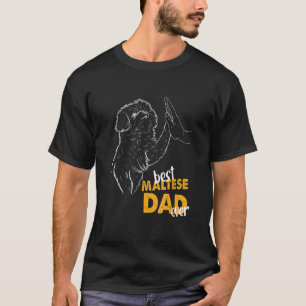 Camiseta Melhor Pai Maltês Do Pai Maltês