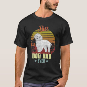 Camiseta Melhor Pai Maltês Já Pai Cachorro Sobrevivendo