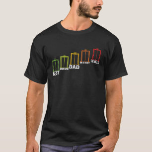 Camiseta Melhor Pai Mecânico de Elevador Entusiastas de Ele