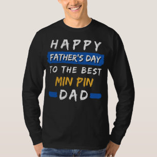 Camiseta Melhor Pai Min Engraçado Tee: Dia de os pais Feliz