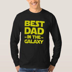 Camiseta Melhor Pai Na Ficção Científica Da Galáxia