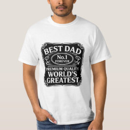 Camiseta Melhor Pai Nunca