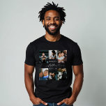 Camiseta Melhor Pai Nunca | Colagem de fotos do Dia de os p<br><div class="desc">Celebrar o Dia de os pais com um presente que captura a essência do amor familiar e das memórias queridas. Nossa Camiseta de Colagem de Fotos do Melhor Padre Ever apresenta uma grade personalizada de colagem de 6 fotos, perfeita para mostrar suas fotos especiais da família e momentos inesquecíveis com...</div>