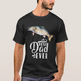 Camiseta "Melhor Pai Nunca" De Pesca - Pai Engraça