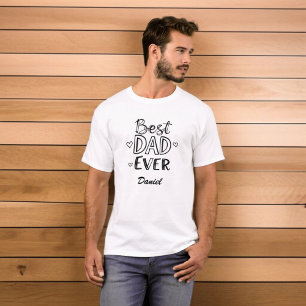 Camiseta Melhor Pai Nunca Presente do Dia de os pais de S