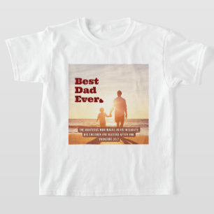 Camiseta Melhor Pai Nunca Provérbio 20:7 Bíblia Cristã Vers