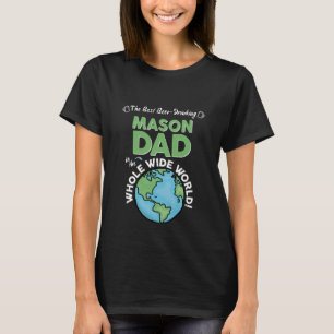 Camiseta Melhor Pai Pedreiro do Mundo Inteiro Pedreiro