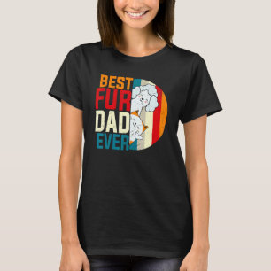Camiseta Melhor Pai Peludo do Mundo Homem Retro Vintage Pôr