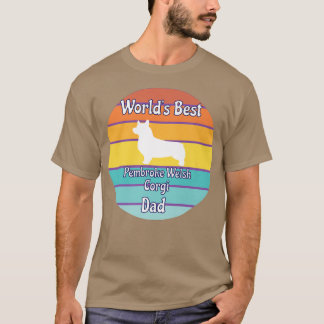 Camiseta Melhor Pai Pembroke Welsh Corgi do Mundo1689