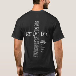 Camiseta Melhor Pai Personalizado De Alguma Vez, Presente D