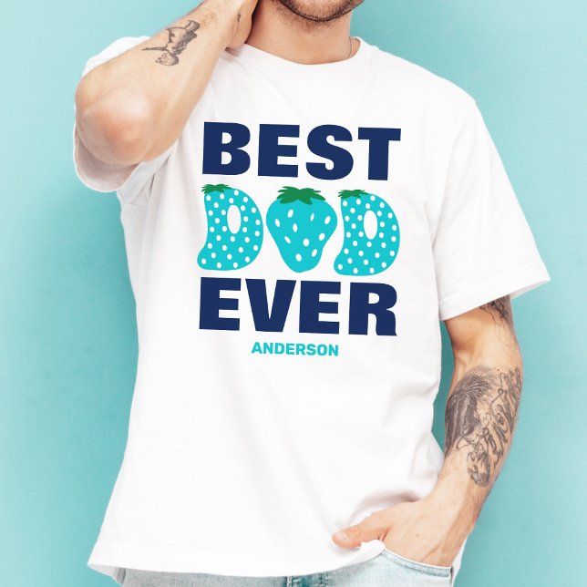 Camiseta Melhor Pai Personalizado De Dia de os pais De Mora (Criador carregado)