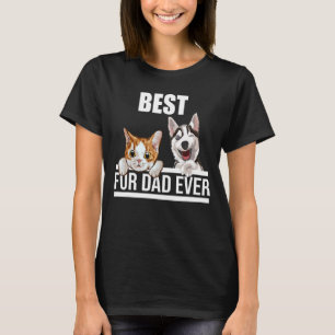 Camiseta Melhor Pai Pet Pai Pet Melhor Proprietário de Gato