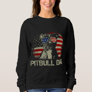 Camiseta Melhor Pai Pitbull Bandeira De Todos Os Estados Un
