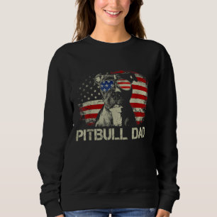 Camiseta Melhor Pai Pitbull Bandeira De Todos Os Estados Un