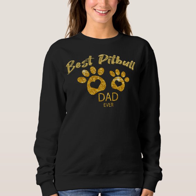 Camiseta Melhor Pai Pitbull para Cachorro (Frente)