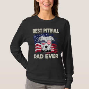 Camiseta Melhor Pai Pitbull para Menores Pai para Caneta Pi