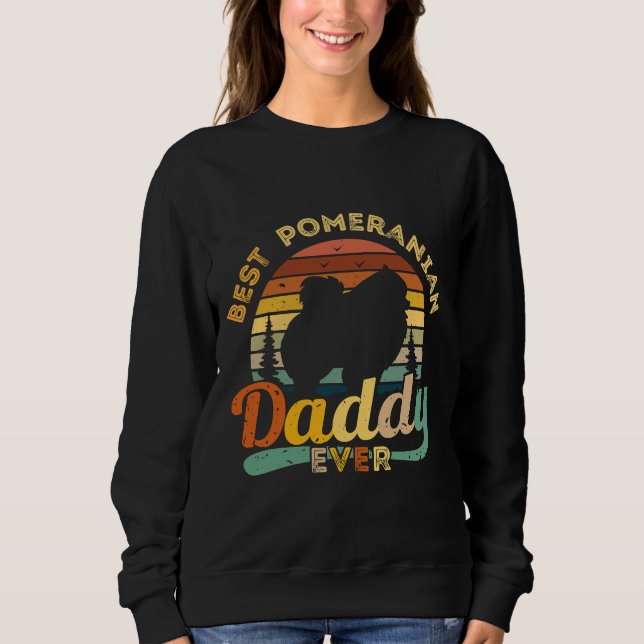 Camiseta Melhor Pai Pomeraniano Alguma Vez Voltagem (Frente)