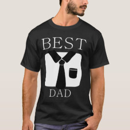 Camiseta "Melhor Pai" - Presente perfeito para Dia
