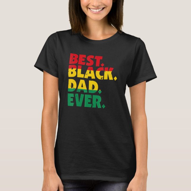 Camiseta Melhor Pai Preto Nunca (Frente)