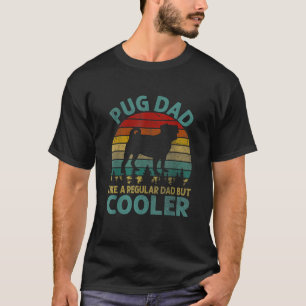 Camiseta Melhor Pai Pug Cooler Alguma Vez Oferece Amantes d