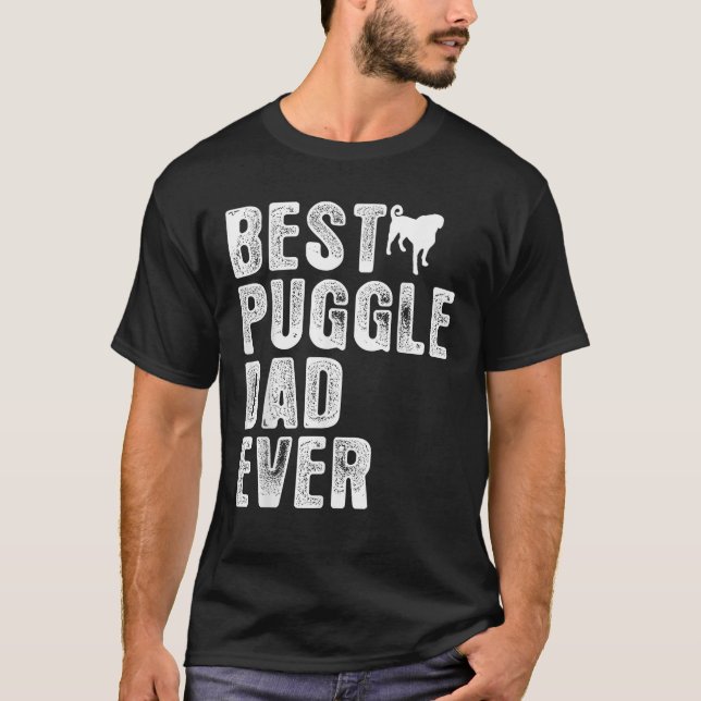 Camiseta Melhor PAI PUGGGLE Nunca (Frente)