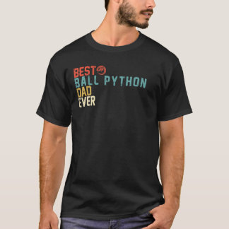 Camiseta Melhor Pai PYTHON de BOLA Alguma Vez com Vintagem