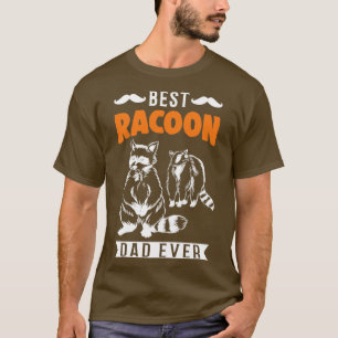 Camiseta Melhor Pai Racoon Ever Raccoon