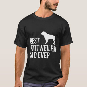Camiseta Melhor Pai Rottweiler Homens Rapazes Gift Rottie