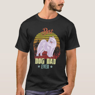 Camiseta Melhor Pai Samoyed Já Pai Cachorro Proprietário De