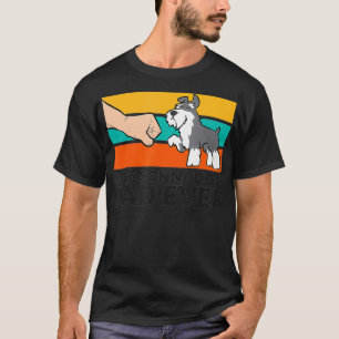 Camiseta Melhor Pai Schnauzer Nunca Esqunauzer Cachorro Pap
