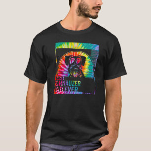 Camiseta Melhor Pai Schnauzer pai de cão para homem
