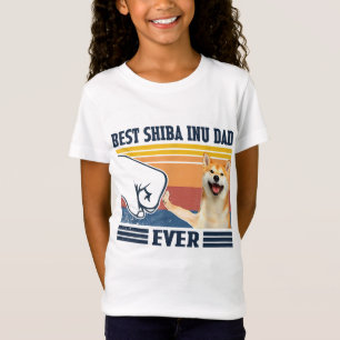 Camiseta Melhor Pai Shiba Inu Natal De Dia de os pais