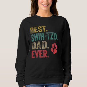 Camiseta Melhor Pai Shih Tzu do Mundo ever Vintage Homem Pa
