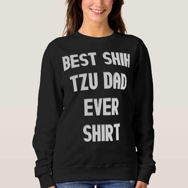 Camiseta Melhor Pai Shih Tzu Nunca (Frente)