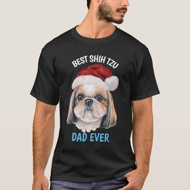 Camiseta Melhor Pai Shih Tzu Nunca (Frente)